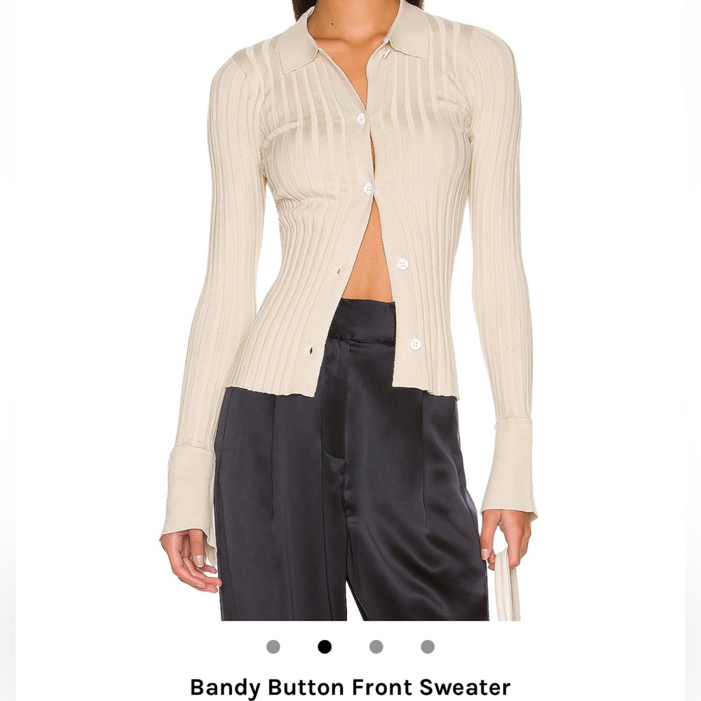 Revolve ALL THE WAYS Brandy Button Front Sweater